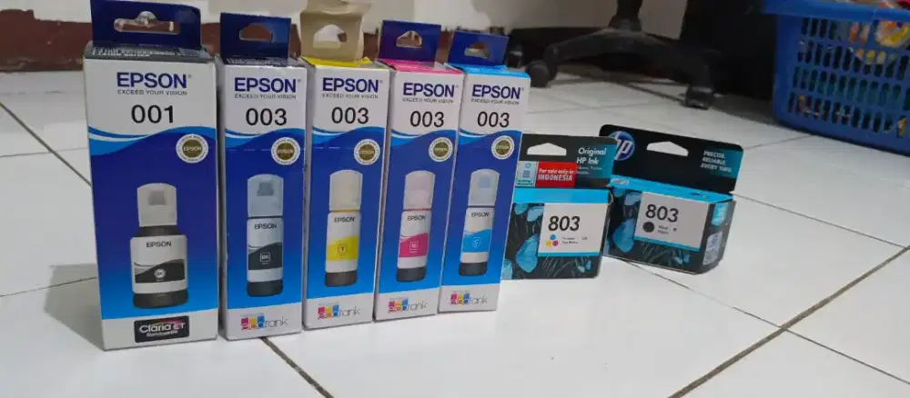 Membeli dan menjual tinta printer baru dan bekas