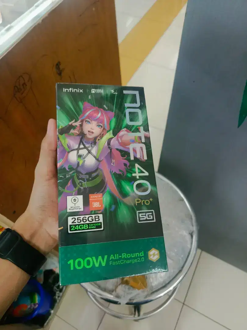 Infinix Note 40 Pro+ ram 12/256gb New segel garansi resmi bisa TT