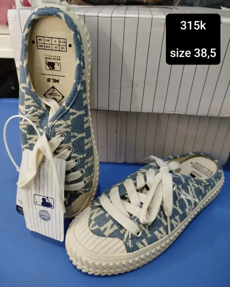 Sepatu mlb denim semi