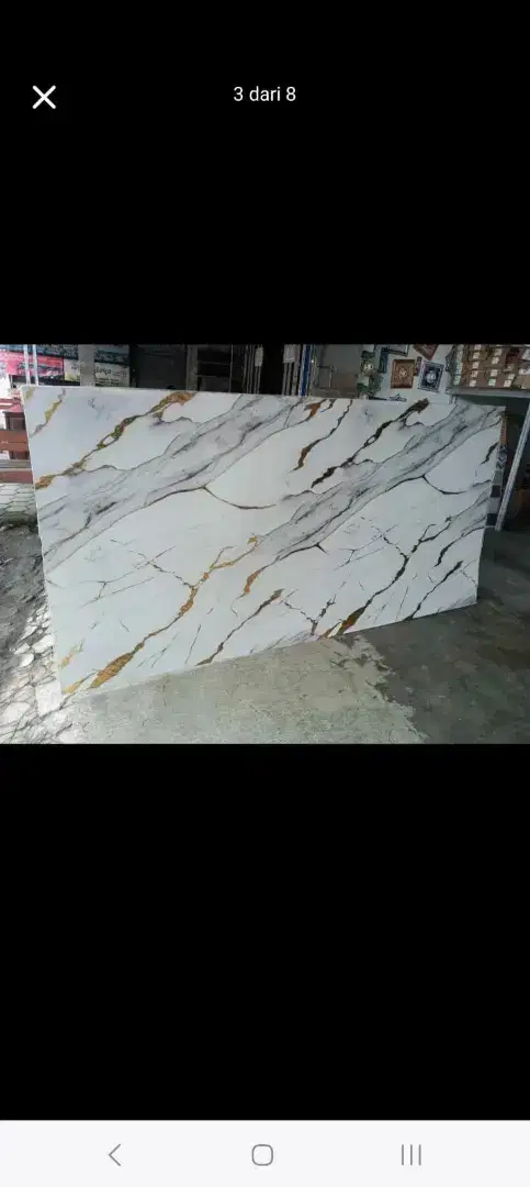 Wallpaper marmer interior rumah
