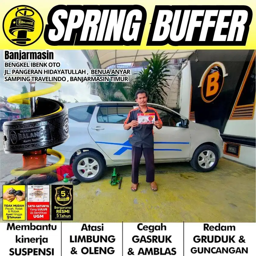 Pasang di BANJARMASIN !! Shock Awet Bebas Gruduk dg BALANCE DAMPER