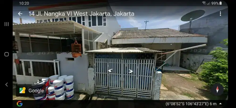 dijual rumah di jalan nangka cengkareng..lokasi bagus..