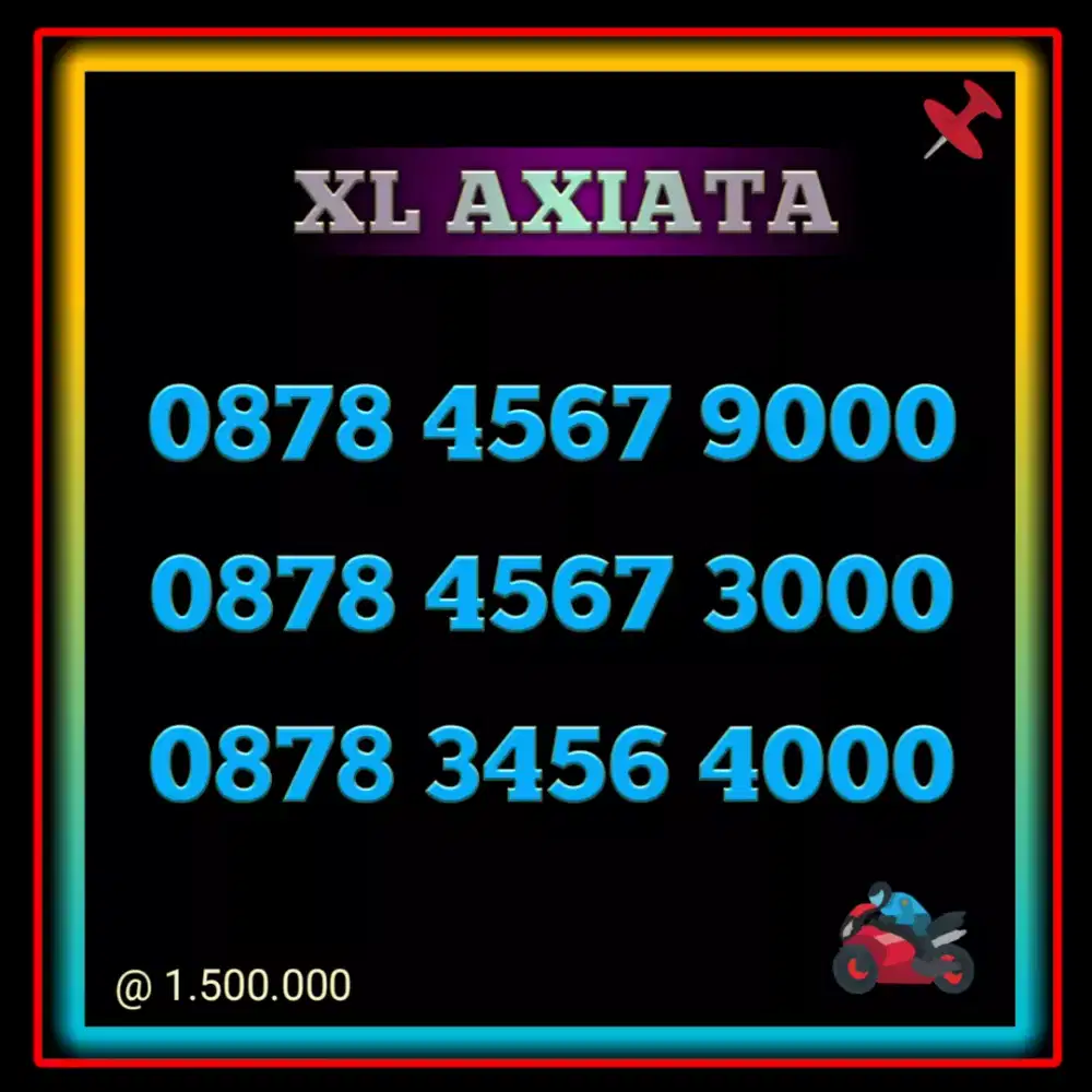 Nomor Cantik Exsclusive Kombinasi spesial XL Axiata berkualitas