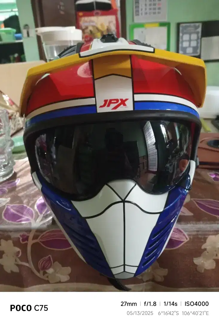 Helm JPX MX 726R Size L