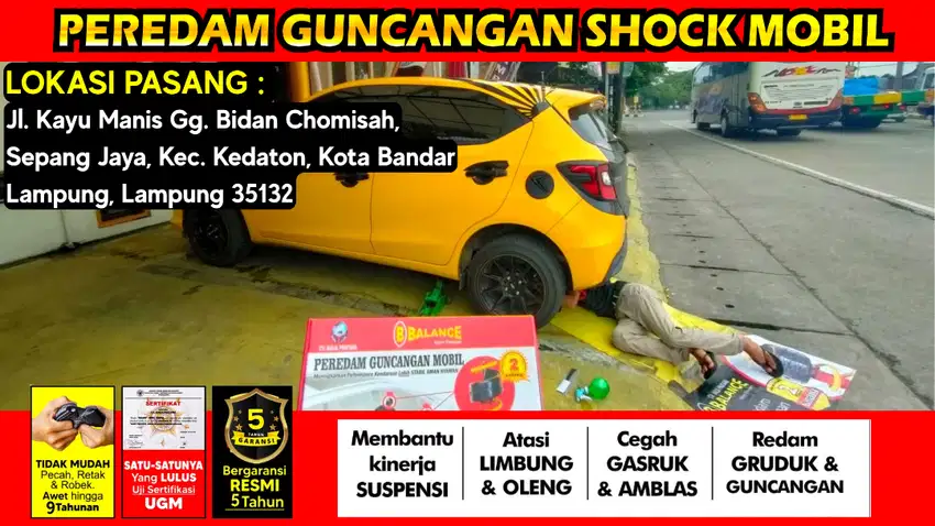 SUSPENSI MOBIL EMPUK TANPA MAHAL ! PASANG BALANCE PEREDAM GUNCANGAN