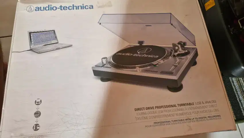 Jual Cepat Vinyl Player Audio Technica AT-LP120XUSB Masih Mulus
