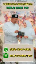 Foto wedding prewedding lamaran aqiqah wisuda dll