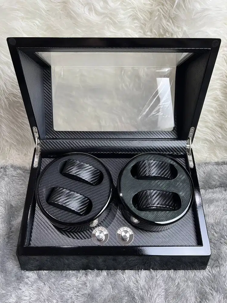 4+6 Slot Automatic Watch Winder Kotak Jam Tangan Otomatis Minor Defect