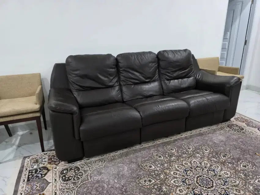 Sofa Kulit Cellini 3 seater