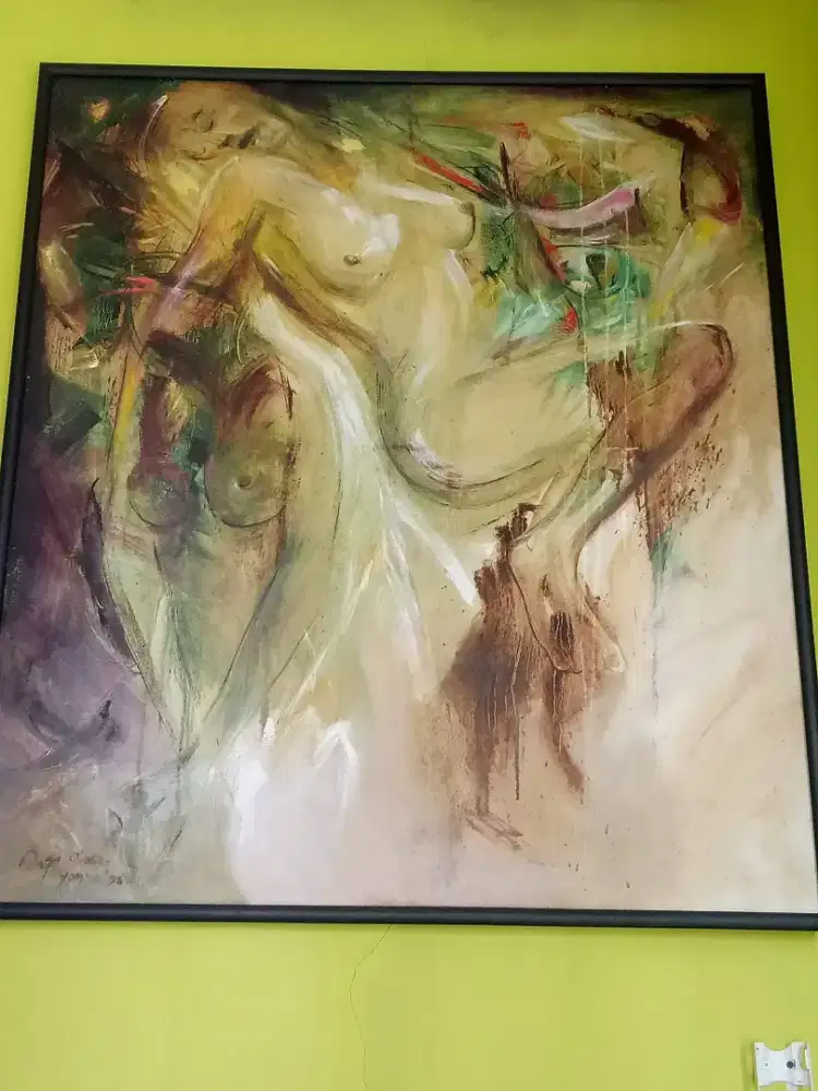 Lukisan (oil on canvas)by Dafi Dhowo