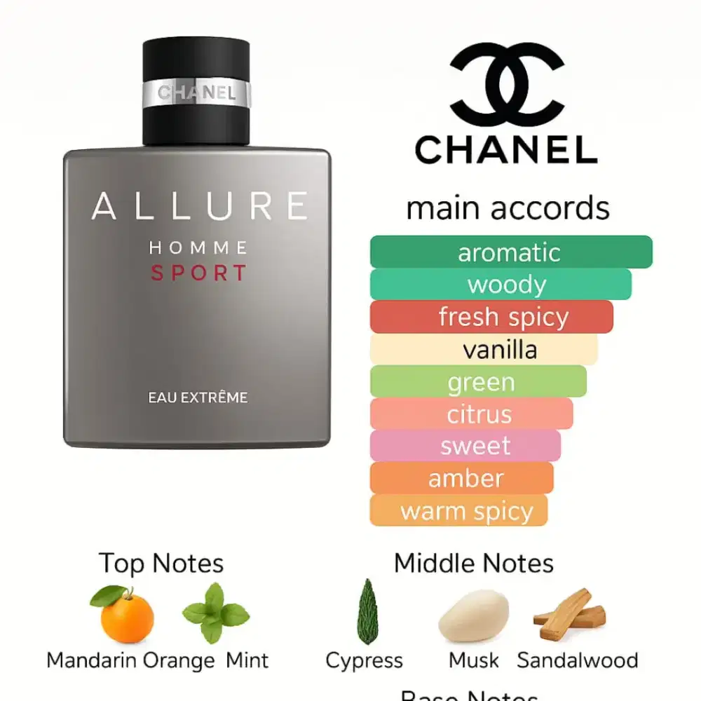 Chanel Allure Homme Sport Man 100 ML ORI
