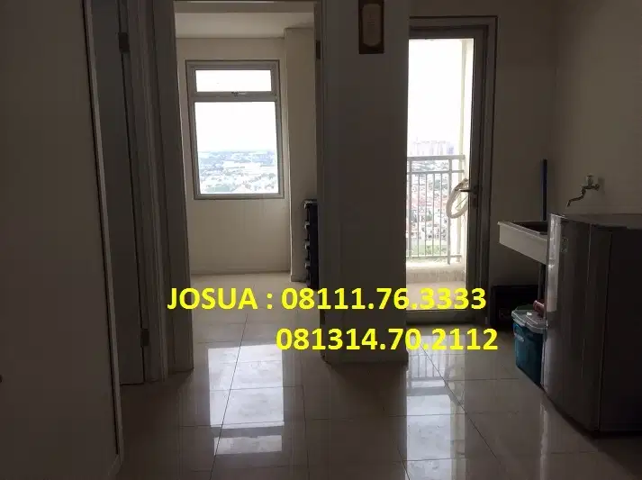 Apartment  Greenlake Sunter Tower-2 Lantai 30, Luas 36 m2, 2 BR