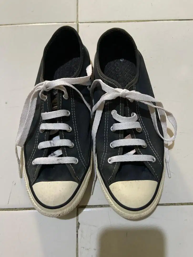 For Sale Sepatu Converse Low Black & White for Woman Size 38