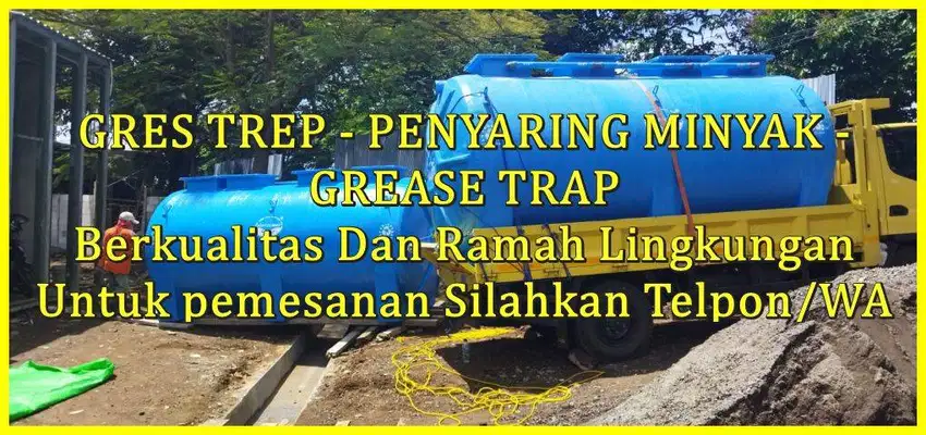 grestrep - gres trep - grease trep frp - penyaring minyak