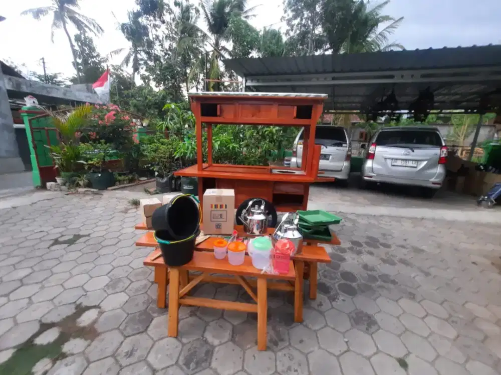 JUAL GEROBAK ANGKRINGAN GRATIS ONGKIR COD JABODETABEK -002