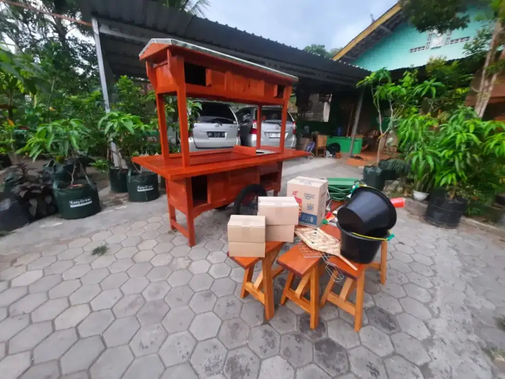 JUAL GEROBAK ANGKRINGAN GRATIS ONGKIR COD JABODETABEK -003