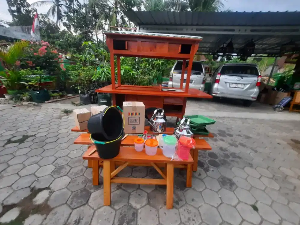 JUAL GEROBAK ANGKRINGAN GRATIS ONGKIR COD JABODETABEK -005