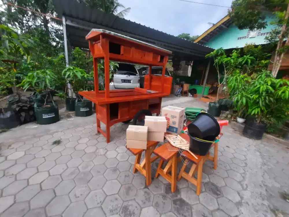 JUAL GEROBAK ANGKRINGAN GRATIS ONGKIR COD CIREBON -006