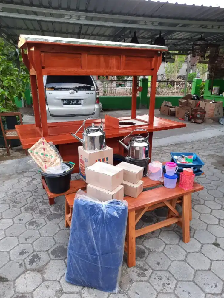 JUAL GEROBAK ANGKRINGAN GRATIS ONGKIR COD BANDUNG -007