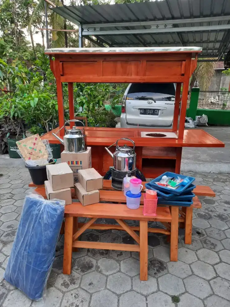 JUAL GEROBAK ANGKRINGAN GRATIS ONGKIR COD BANDUNG -008
