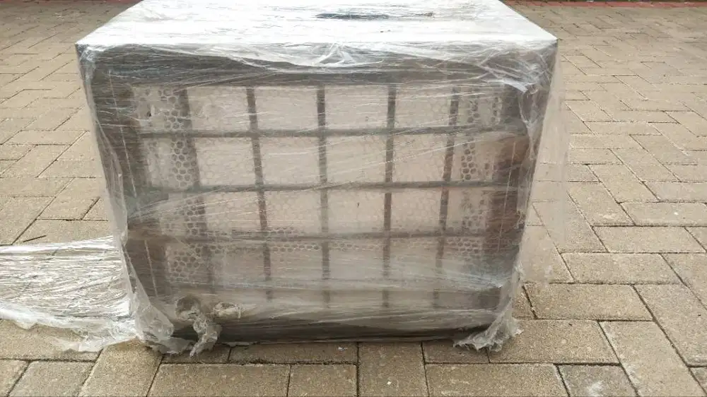 Box pengaman kerangkeng tutup besi las teralis pompa air jet pump