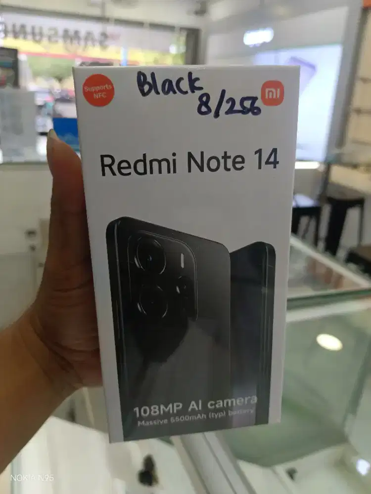 REDMI NOTE 14 RAM 8/256GB GARANSI 15BULAN