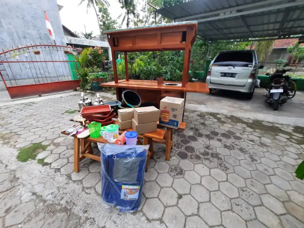 Gerobak Angkringan murah bayar COD gratis ongkir SIDOARJO -013