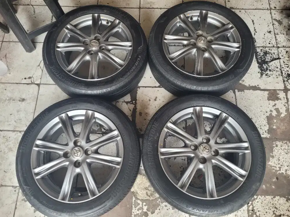 Velg yaris TRD R16 ori paket ban bisa ayla calya sigra sirion vios