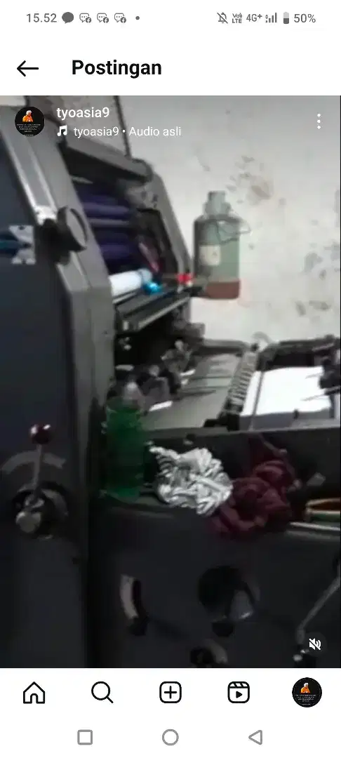 Mesin Heidelberg GTO 46 Conter depan