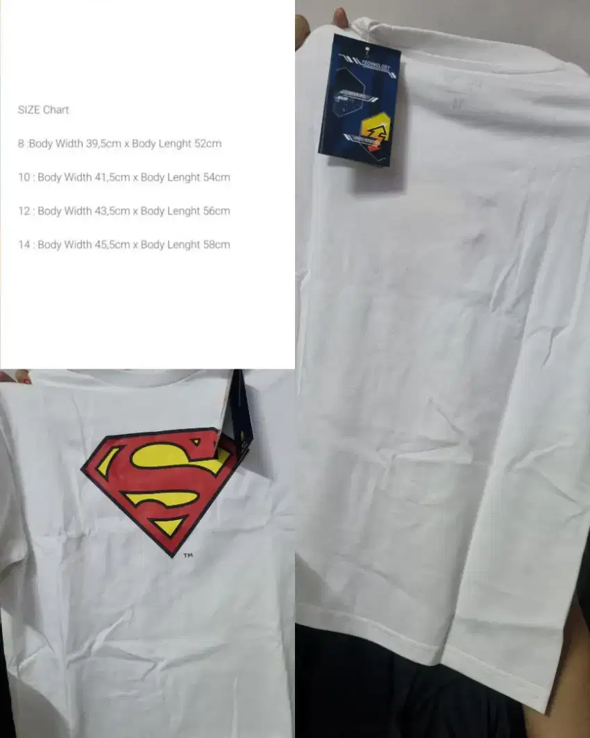 Kaos Mills DC Anak