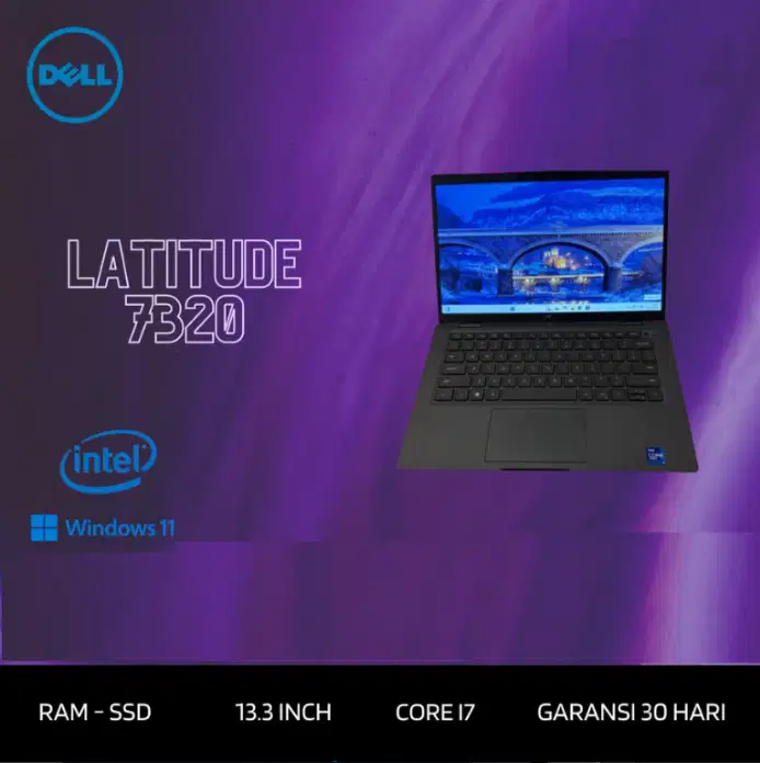 Laptop Dell Latitude 5320 Core i7 GEN 11 RAM 16/256GB Slim M-RC