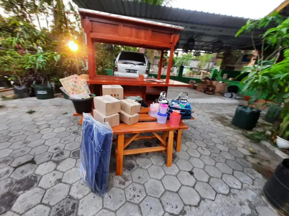 JUAL GEROBAK ANGKRINGAN GRATIS ONGKIR COD MOJOKERTO-SIDOARJO-SURABAYA