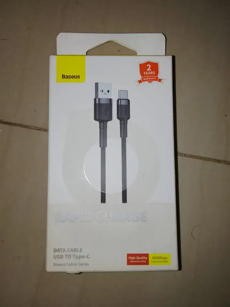 Cable data baseus type c panjang 1 Meter