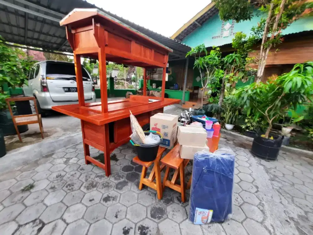 JUAL GEROBAK ANGKRINGAN GRATIS ONGKIR COD JOMBANG-NGANJUK-MADIUN