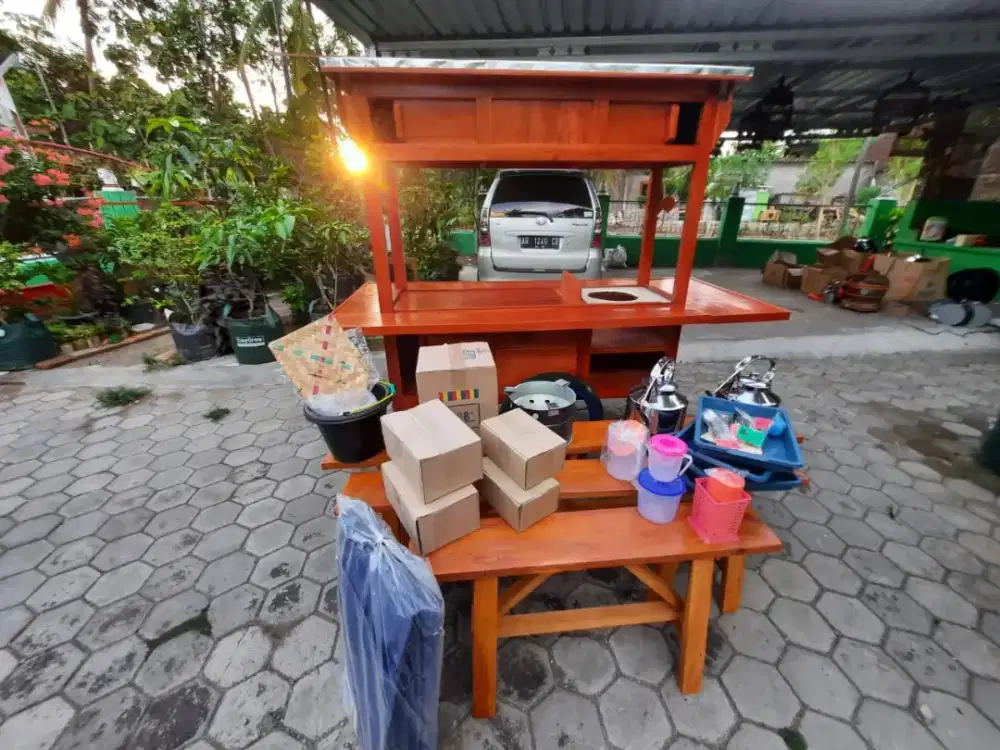 JUAL GEROBAK ANGKRINGAN GRATIS ONGKIR COD KEDIRI-NGANJUK-MADIUN