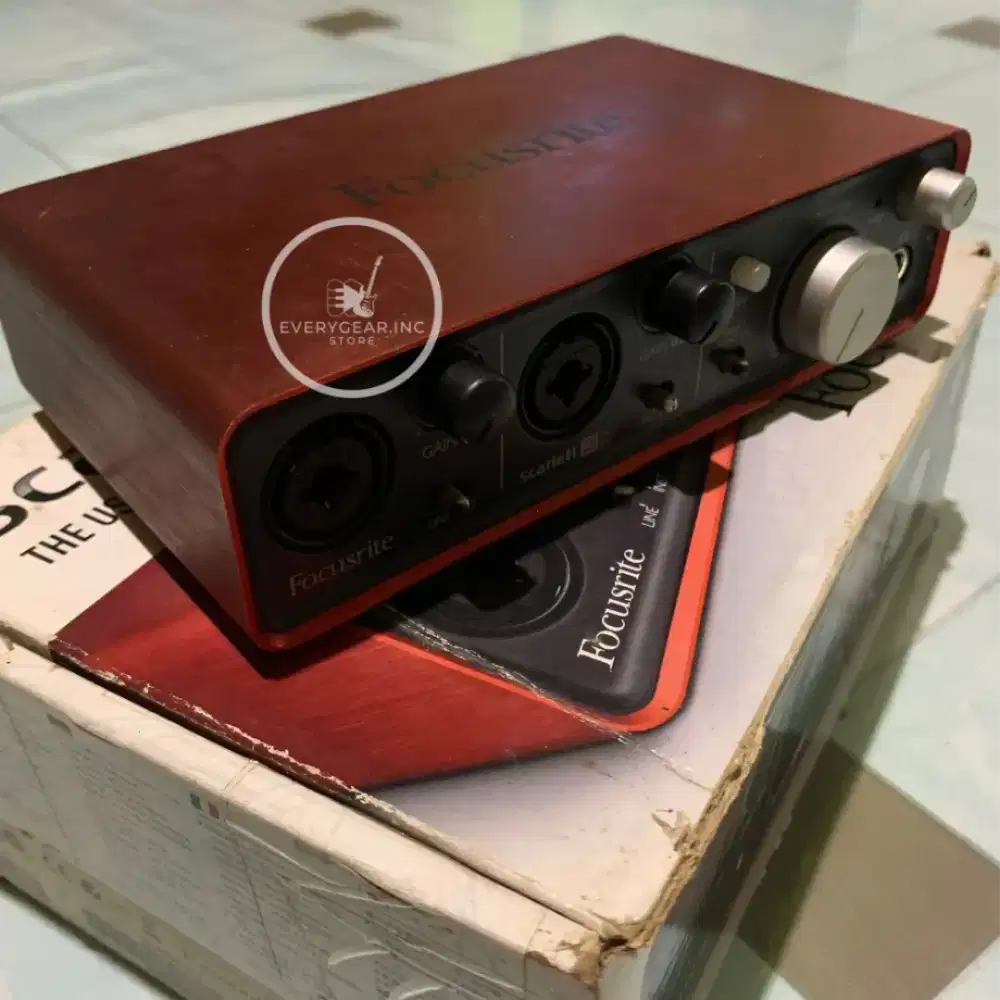 Soundcard Focusrite Scarlett 2i2 2 channel in/out