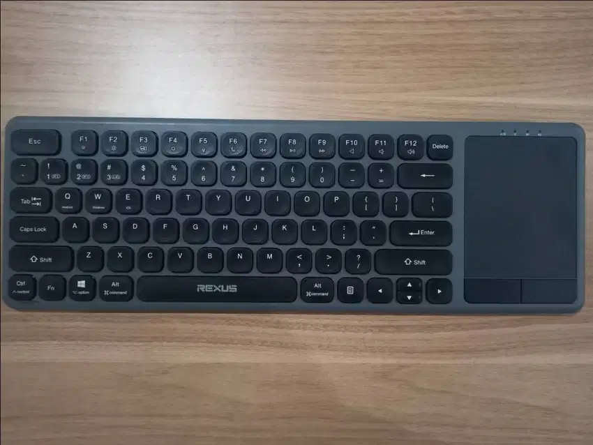 Rexus KL200 Keyboard Office Wireless Bluetooth Touchpad Charge Type C