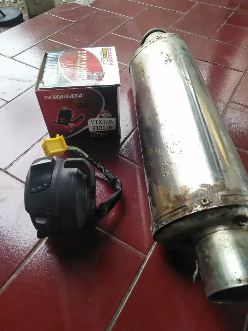 Saklar kiri sen vixon+kepala knalpot racing