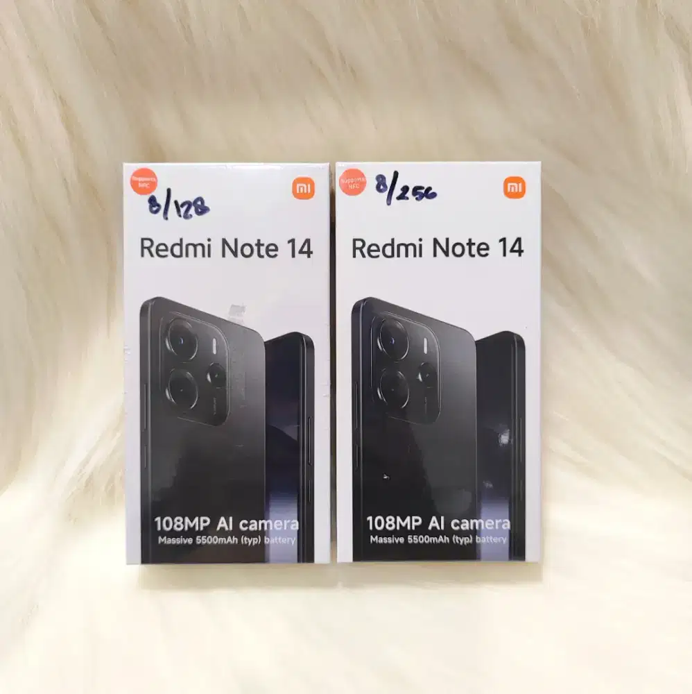 Xiaomi Redmi Note 14 4G 8/256 Gb 8/128 New Baru Garansi Resmi 1 Tahun