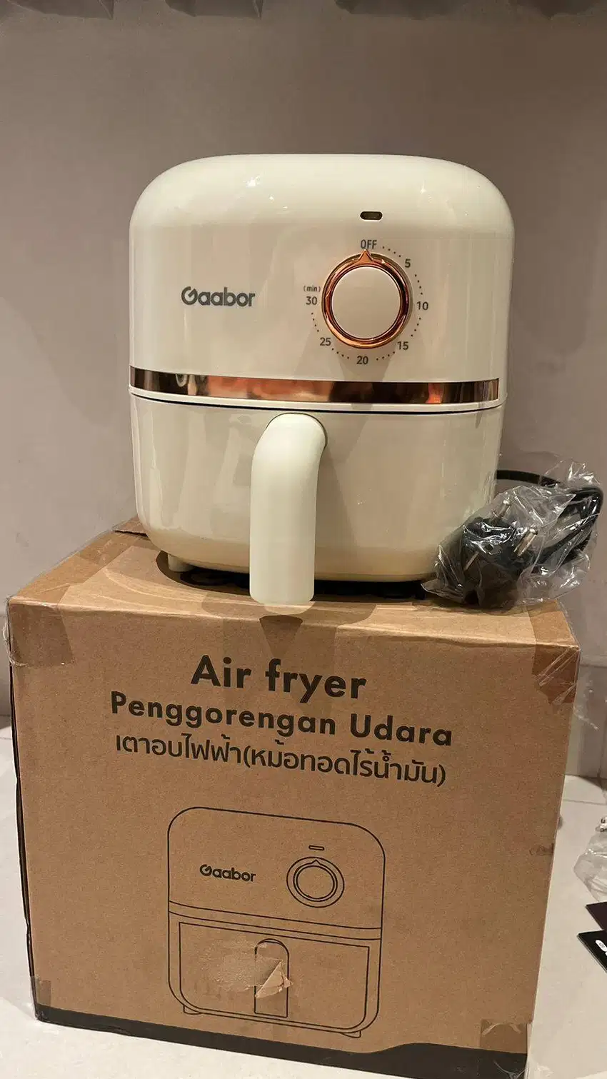 Gaabor Mini Air Fryer 2L Low Watt 600W AF20M Series AF20M-YE01A