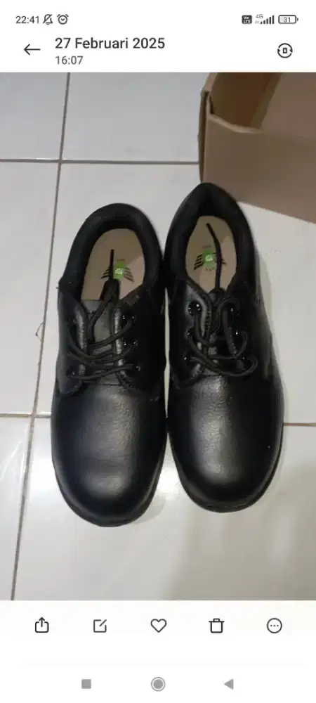 Sepatu safety Top safety ( model tali)