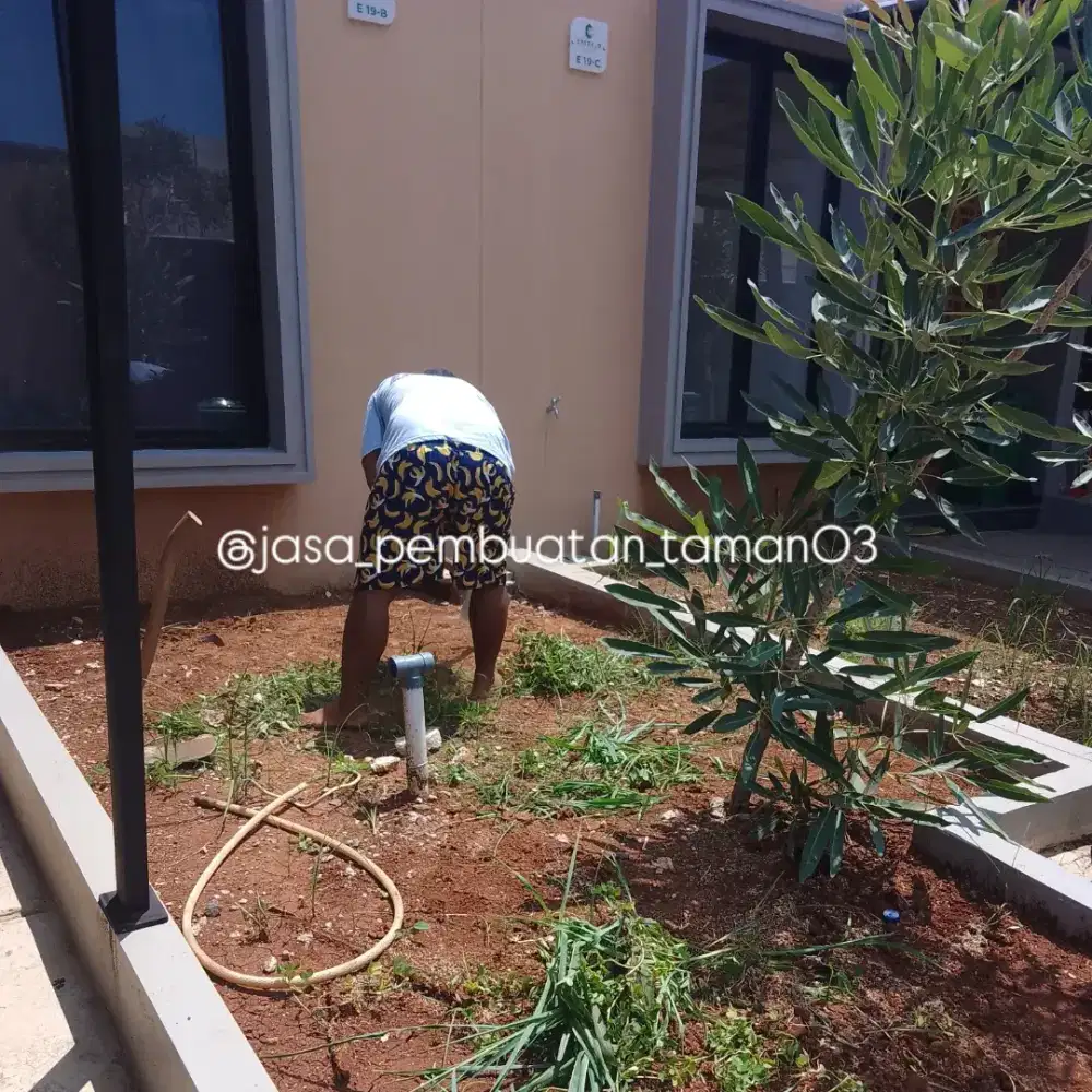 Taman kering - pembuatan taman kering minimalis - taman jepang