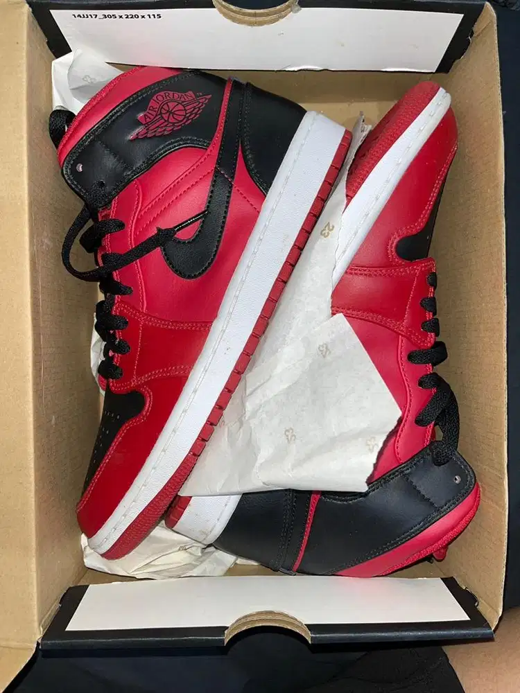 Air Jordan 1 Mid Gym Red/Black White