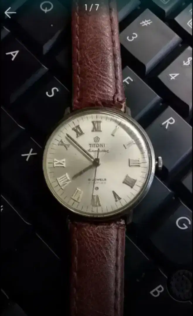 Rare Vintage Titoni Airmaster Manual W.2750