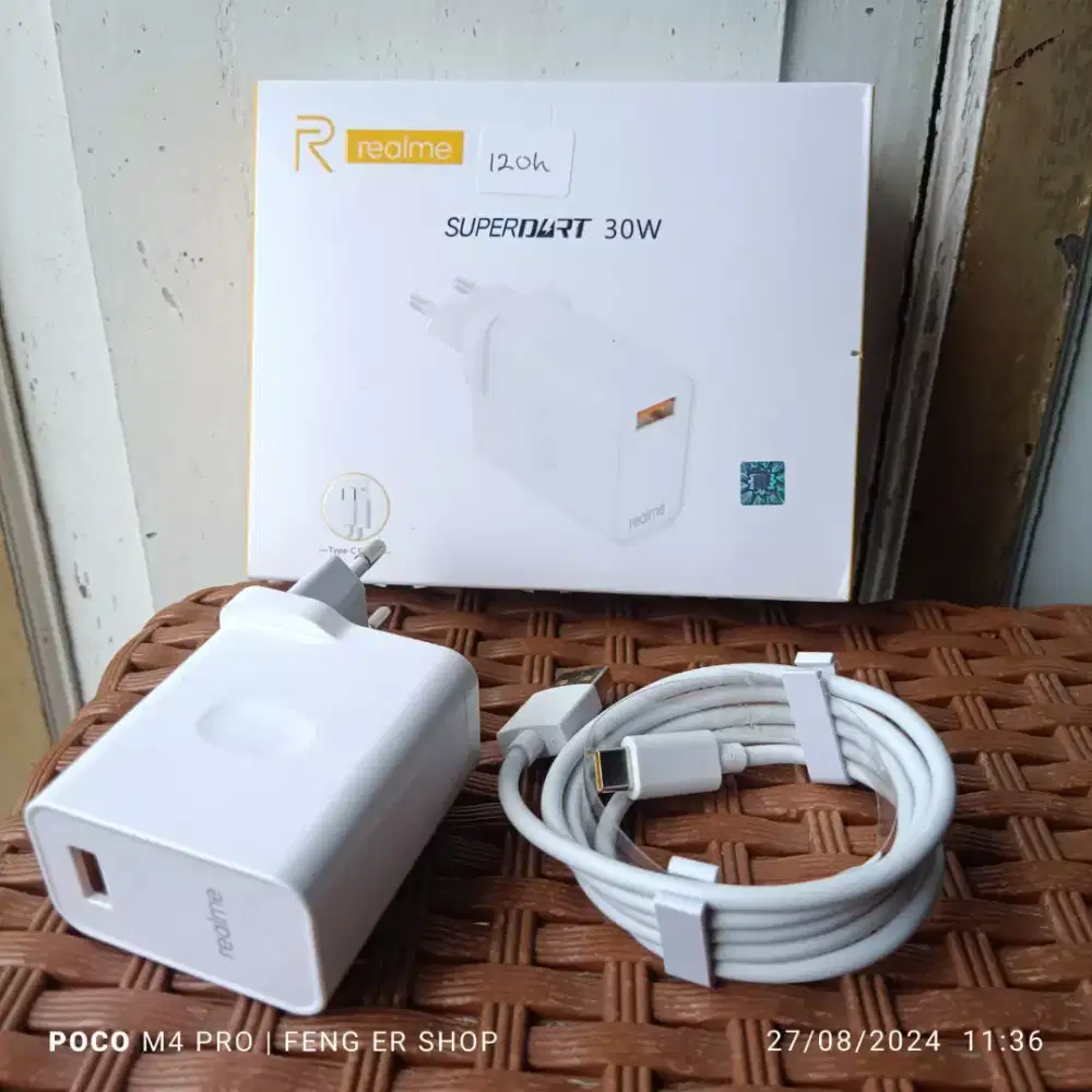 Charger VOOC 30watt ( For Realme & Oppo )