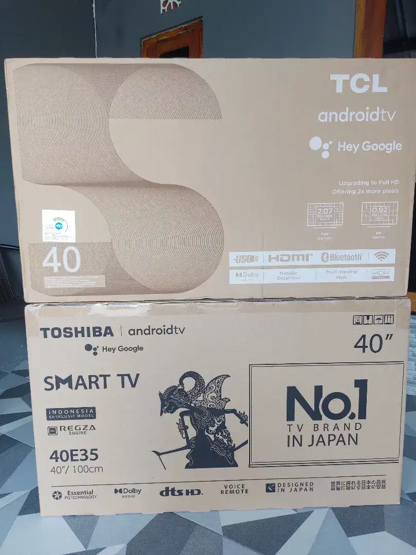 Android tv 40 inch tcl 40A9 & toshiba 40E35 google asisstant
