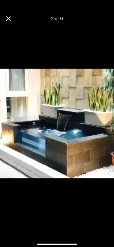 Kolam ikan dan filter