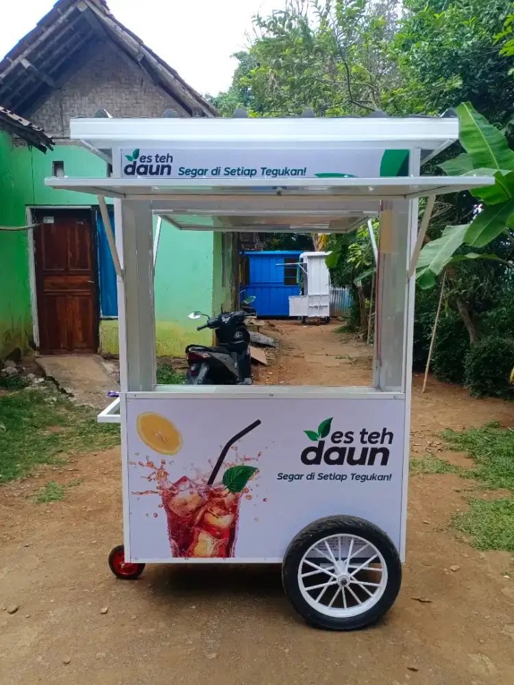 Gerobak jualan es teh solo