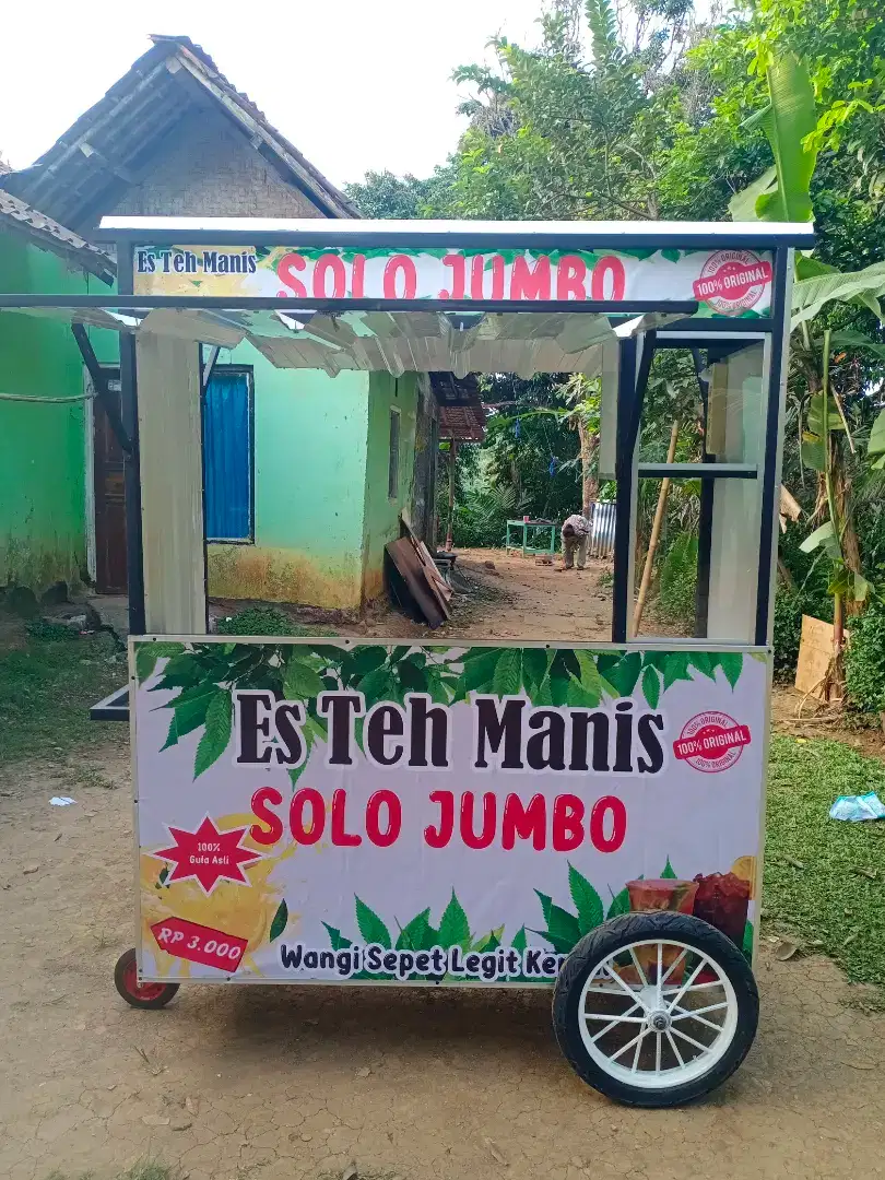 Gerobak es teh solo