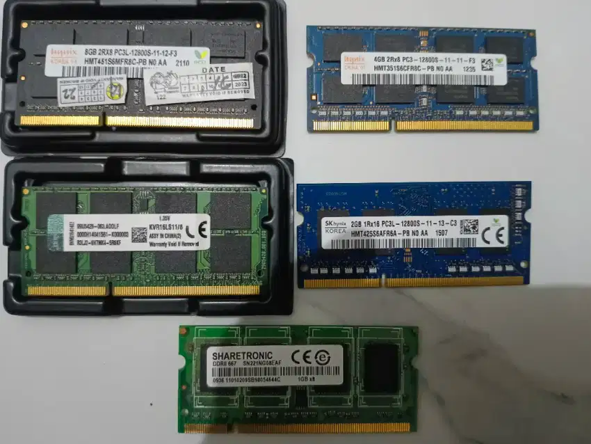 Ram laptop ddr 2, ddr 3, ddr 3L normal